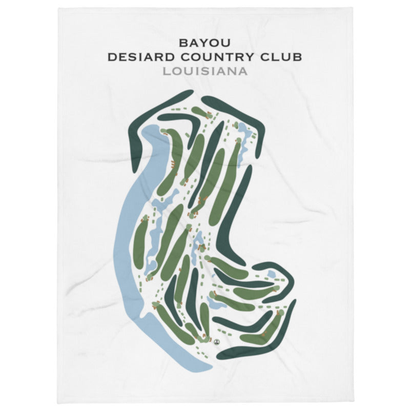 Bayou Desiard Country Club, Louisiana - Printed Golf Course