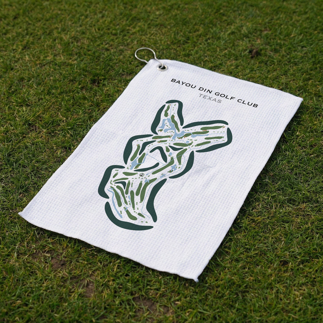 Bayou Din Golf Club, Texas - Printed Golf Courses