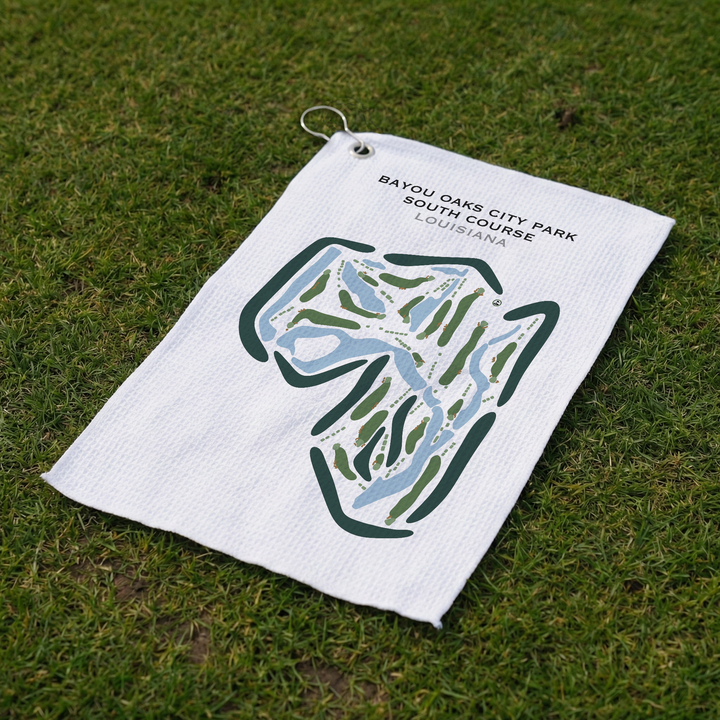 Bayou Oaks City Park South Course, Louisiana - Printed Golf Courses
