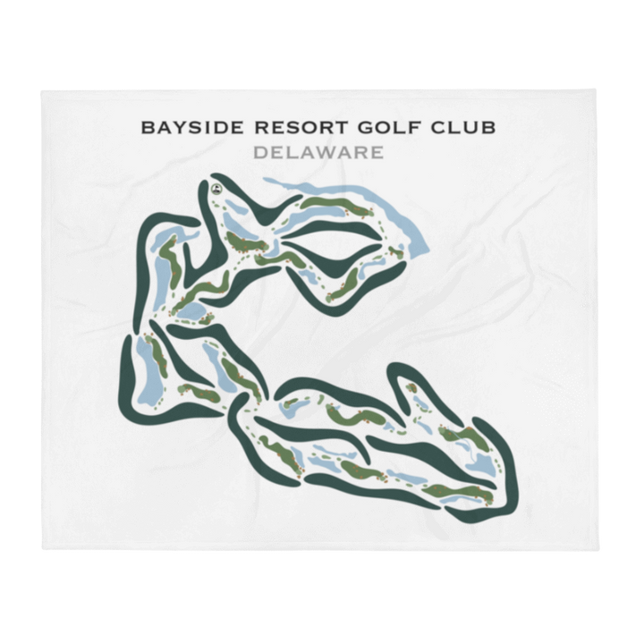 Bayside Resort Golf Club, Delaware - Printed Golf Courses