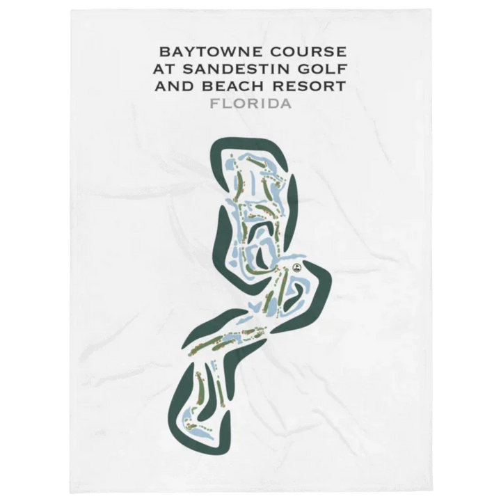 Baytowne Course at Sandestin Golf and Beach Resort, Florida - Printed Golf Courses