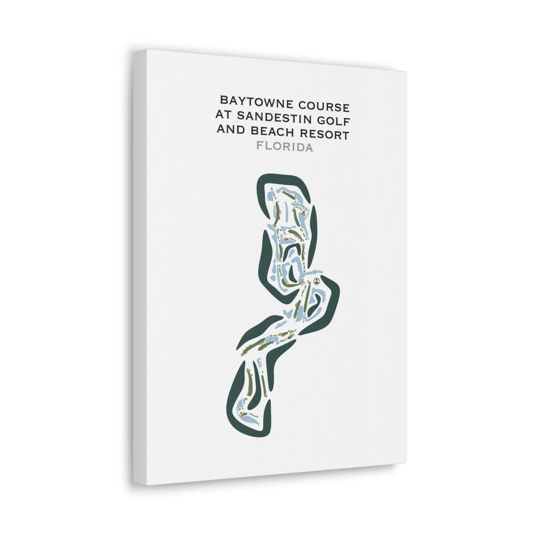 Baytowne Course at Sandestin Golf and Beach Resort, Florida - Printed Golf Courses