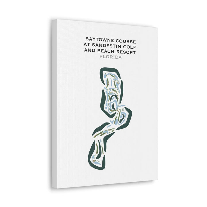 Baytowne Course at Sandestin Golf and Beach Resort, Florida - Printed Golf Courses