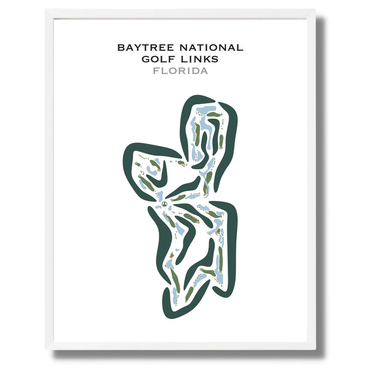 Baytree National Golf Links, Florida - Printed Golf Courses