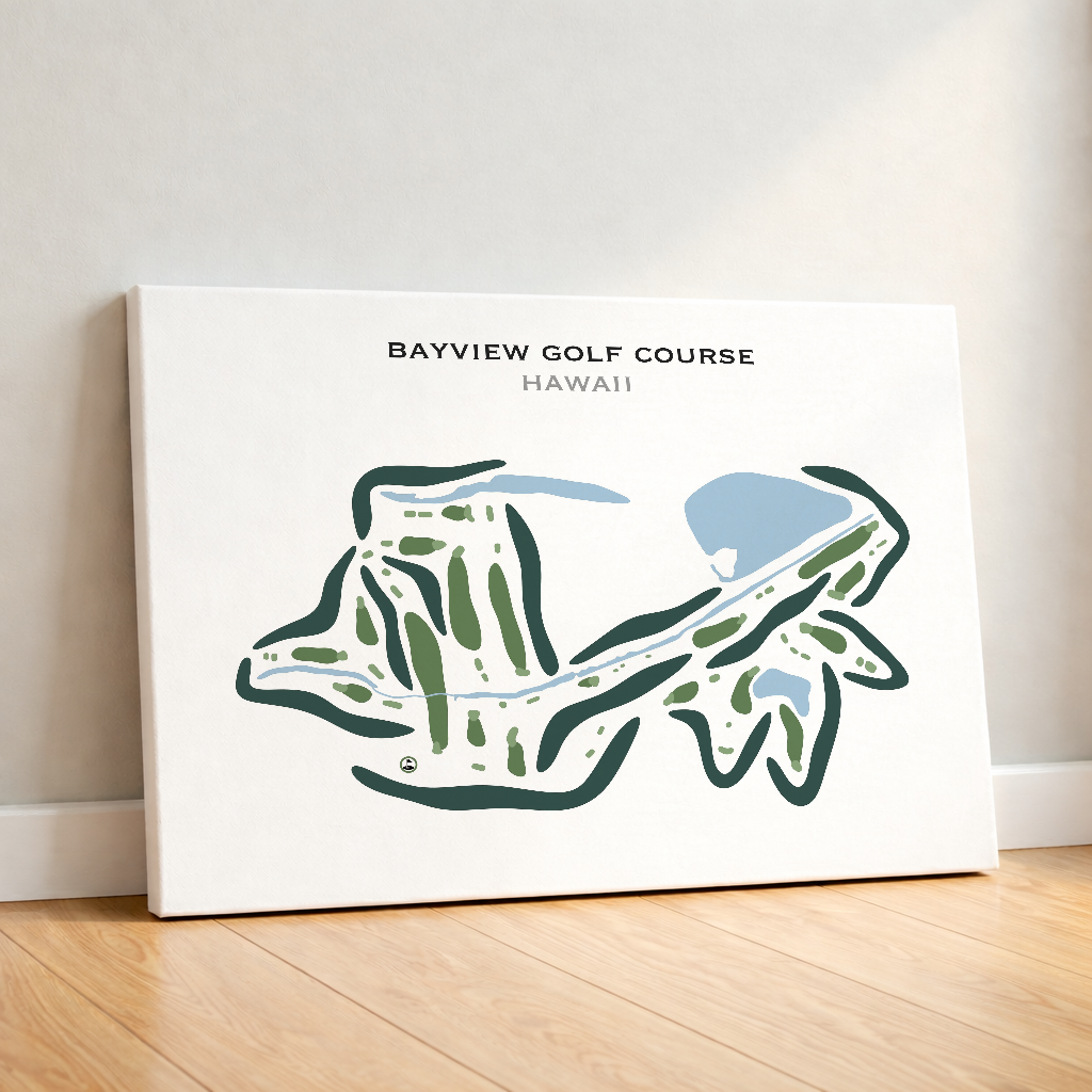 Bayview Golf Course, Hawaii - Printed Golf Courses