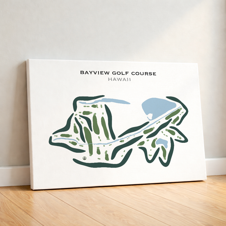 Bayview Golf Course, Hawaii - Printed Golf Courses