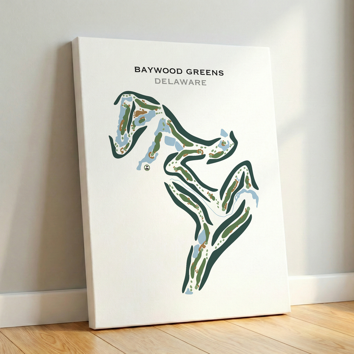 Baywood Greens, Delaware - Printed Golf Courses