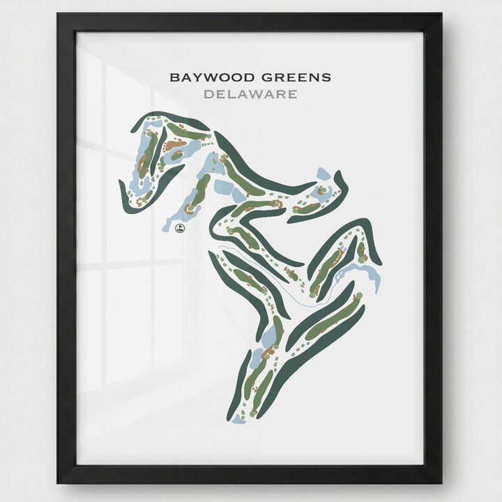 Baywood Greens, Delaware - Printed Golf Courses