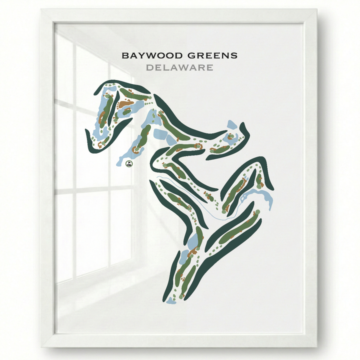 Baywood Greens, Delaware - Printed Golf Courses
