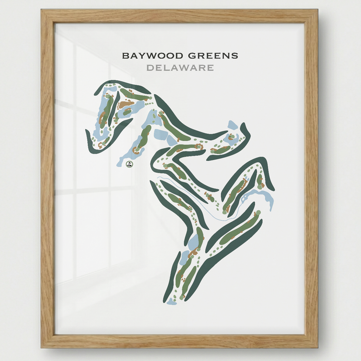 Baywood Greens, Delaware - Printed Golf Courses