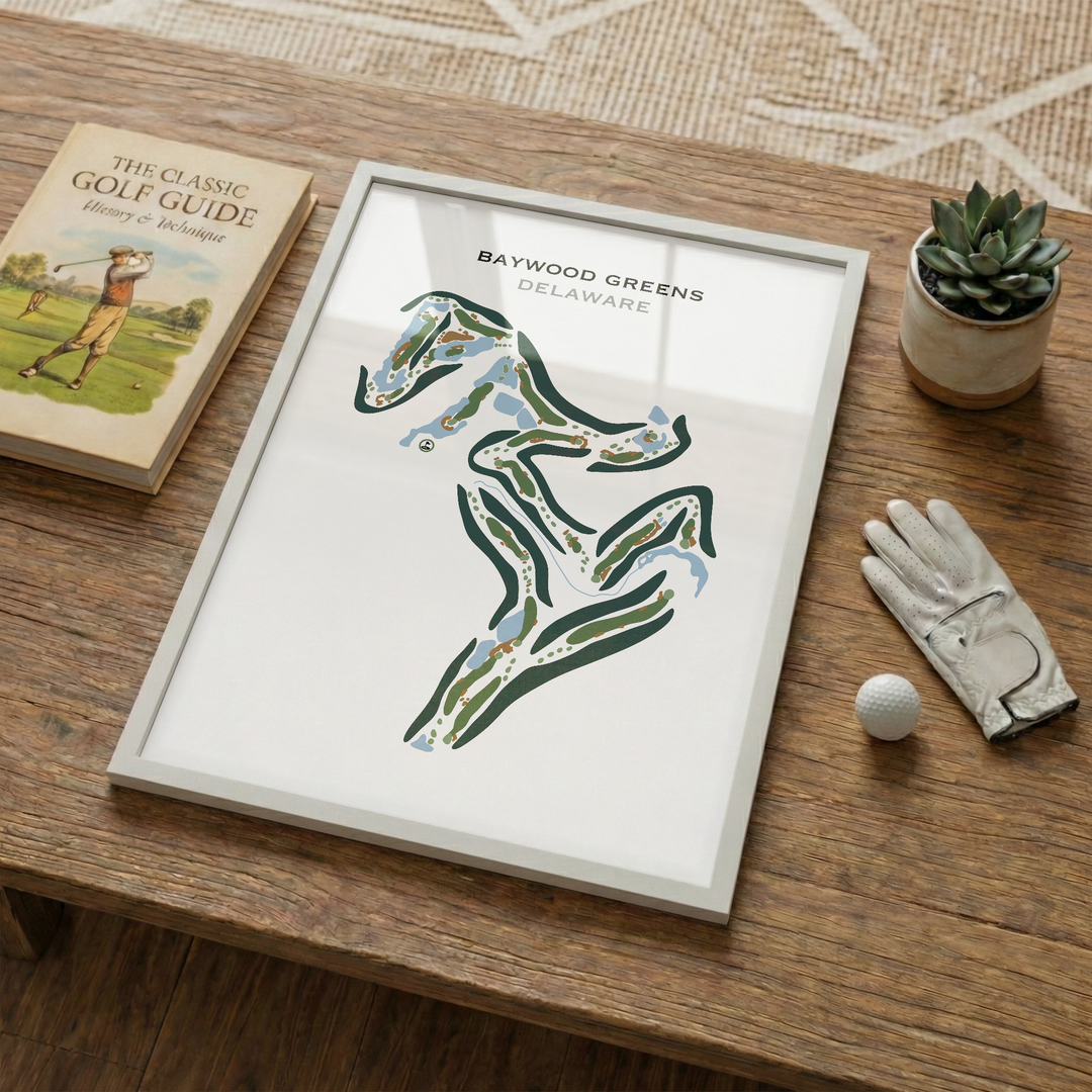 Baywood Greens, Delaware - Printed Golf Courses