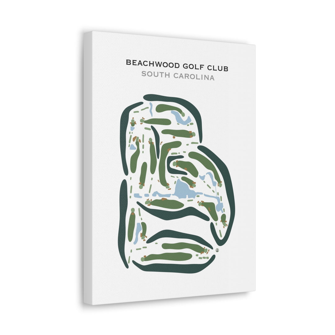 Beachwood Golf Club, South Carolina - Printed Golf Courses