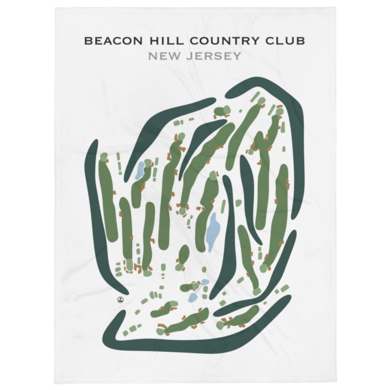 Beacon Hill Country Club, New Jersey - Printed Golf Course