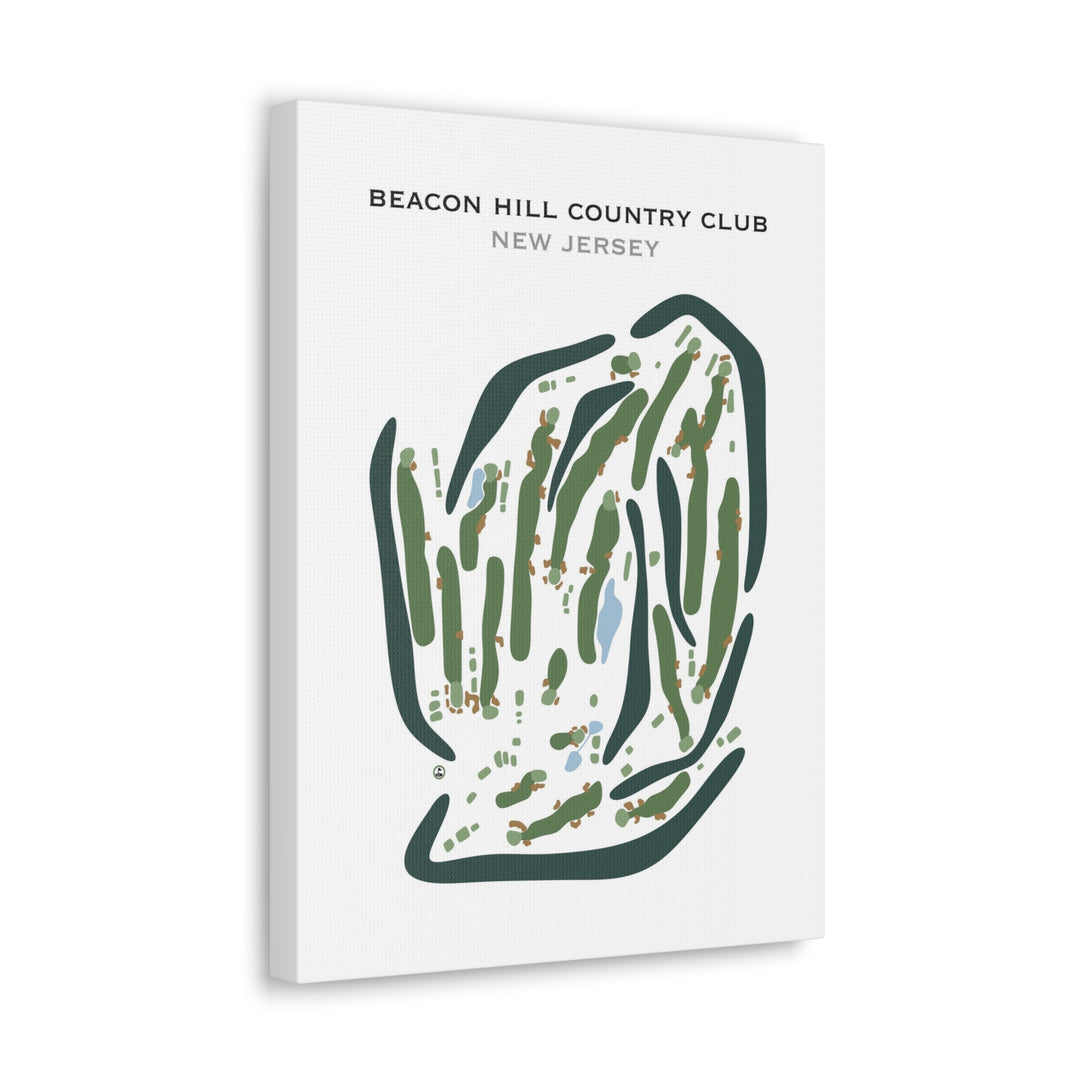 Beacon Hill Country Club, New Jersey - Printed Golf Course