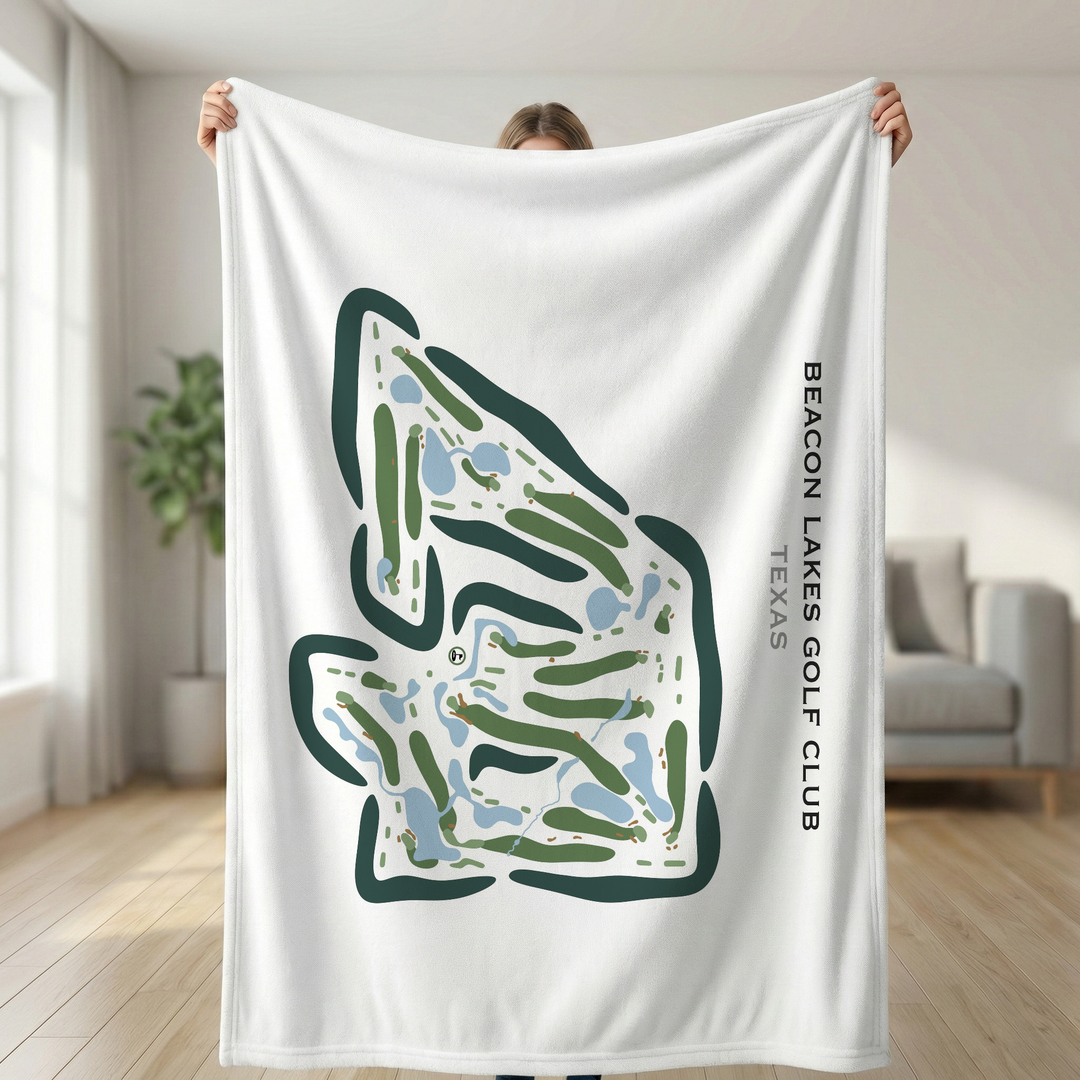 Beacon Lakes Golf Club, Texas - Printed Golf Courses