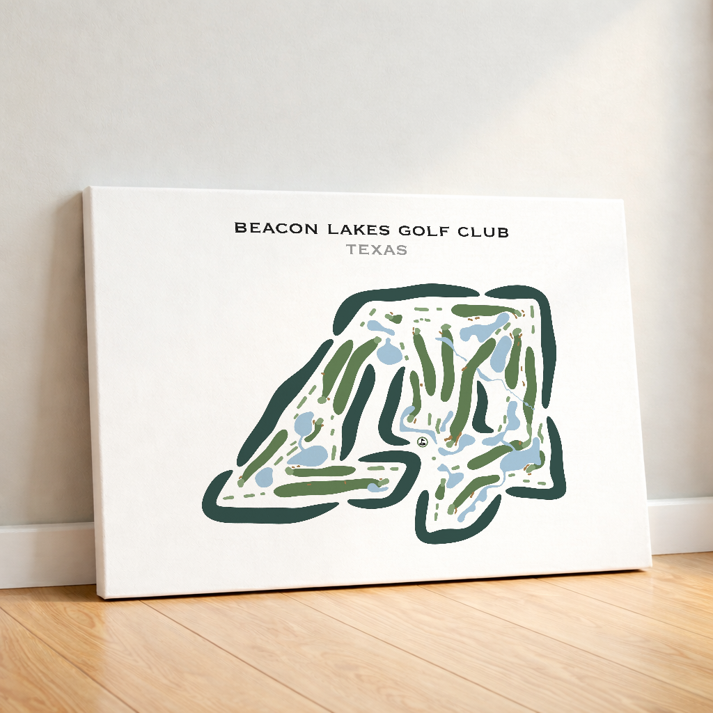 Beacon Lakes Golf Club, Texas - Printed Golf Courses