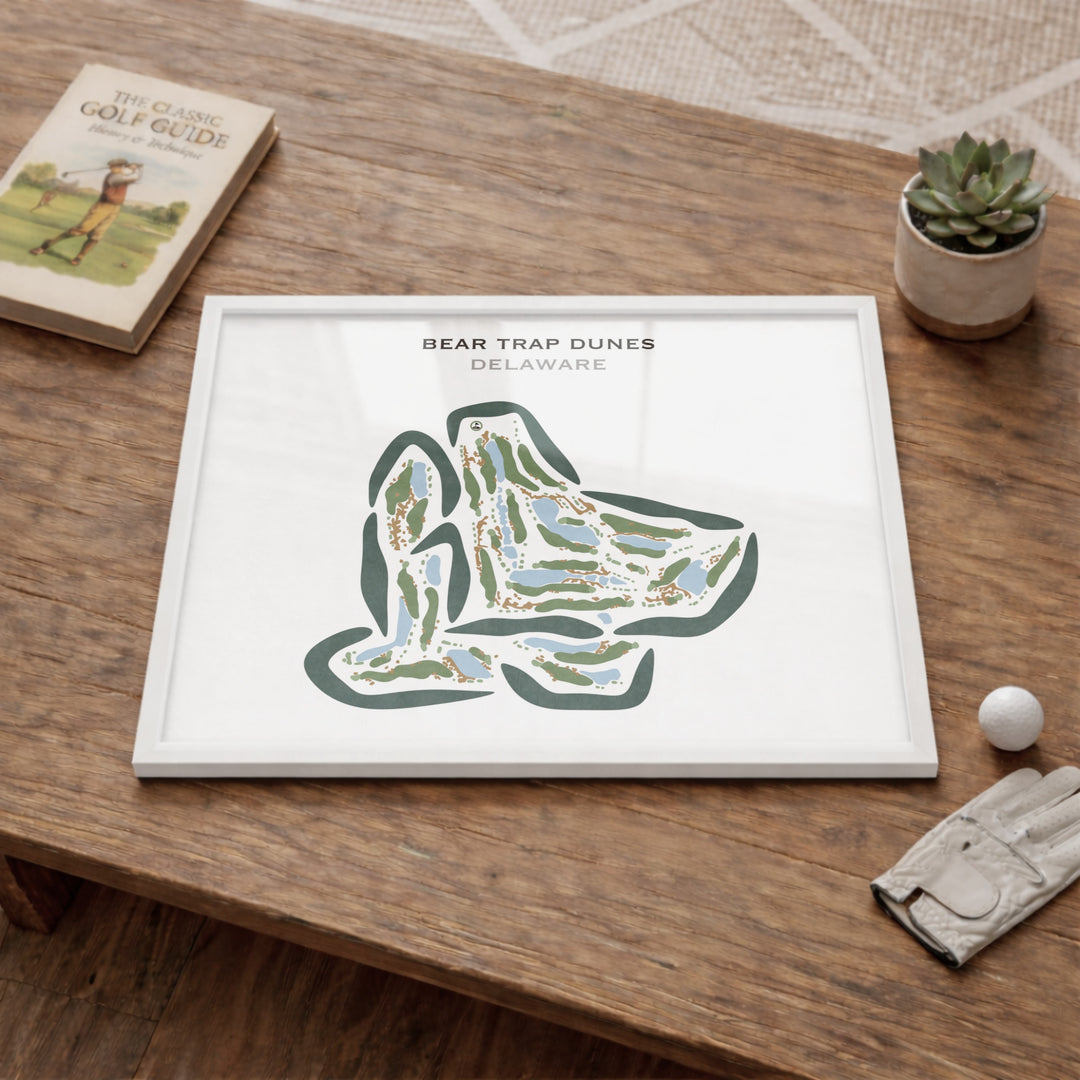 Bear Trap Dunes, Delaware - Printed Golf Courses