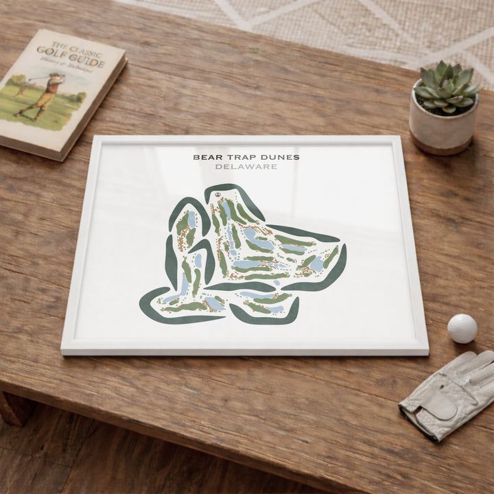 Bear Trap Dunes, Delaware - Printed Golf Courses