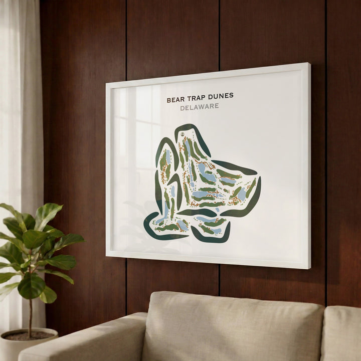 Bear Trap Dunes, Delaware - Printed Golf Courses