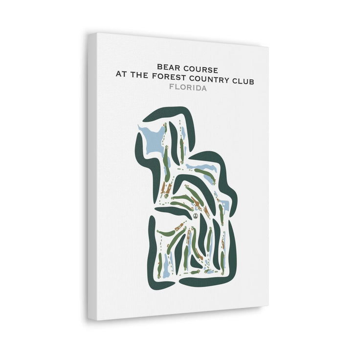 Bear Course at The Forest Country Club, Florida - Printed Golf Courses