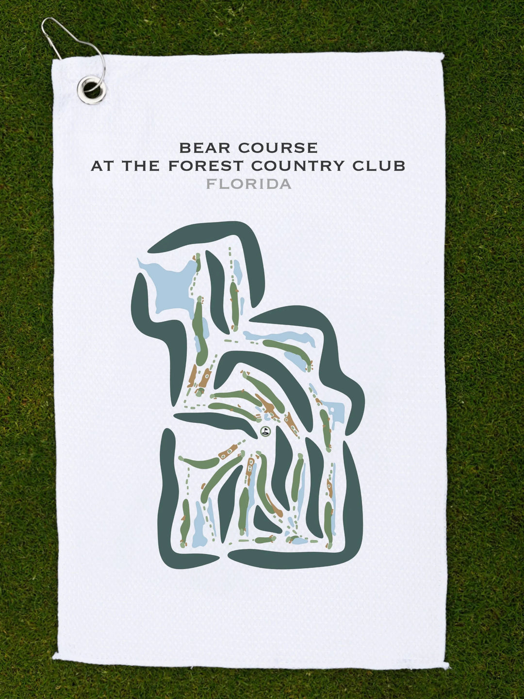 Bear Course at The Forest Country Club, Florida - Printed Golf Courses