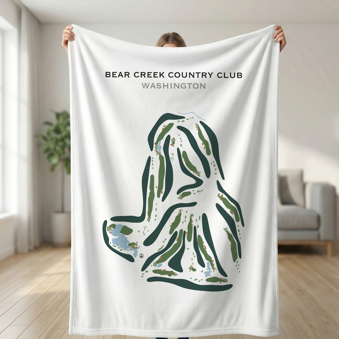 Bear Creek Country Club, Washington - Printed Golf Course