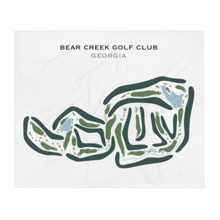 Bear Creek Golf Club, Georgia - Printed Golf Courses