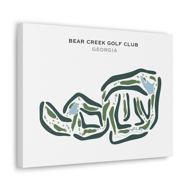 Bear Creek Golf Club, Georgia - Printed Golf Courses