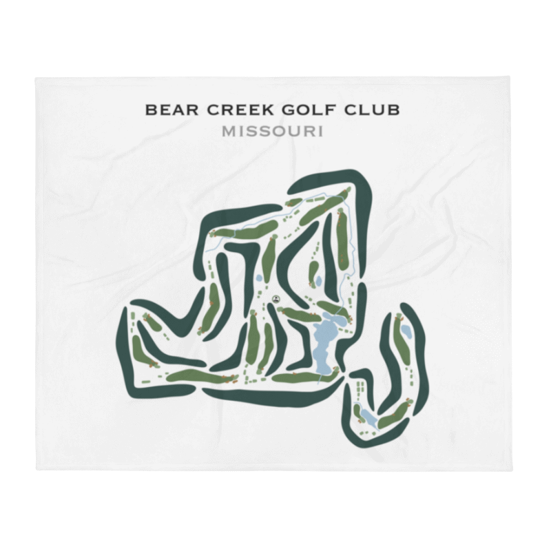 Bear Creek Golf Club, Missouri - Printed Golf Courses