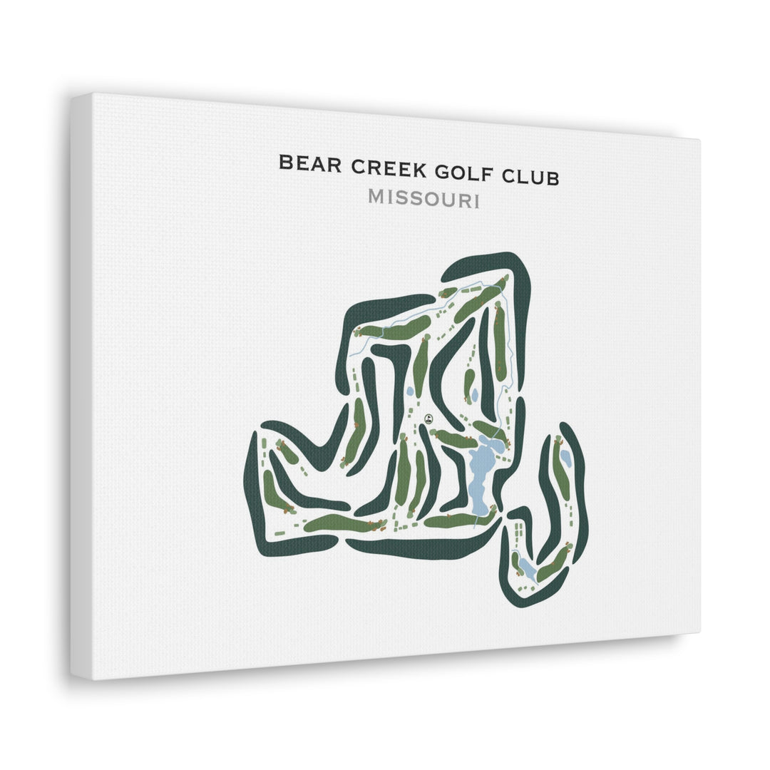 Bear Creek Golf Club, Missouri - Printed Golf Courses