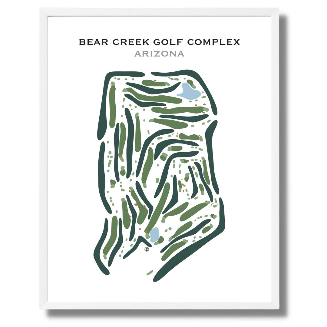 Bear Creek Golf Complex, Arizona - Printed Golf Course