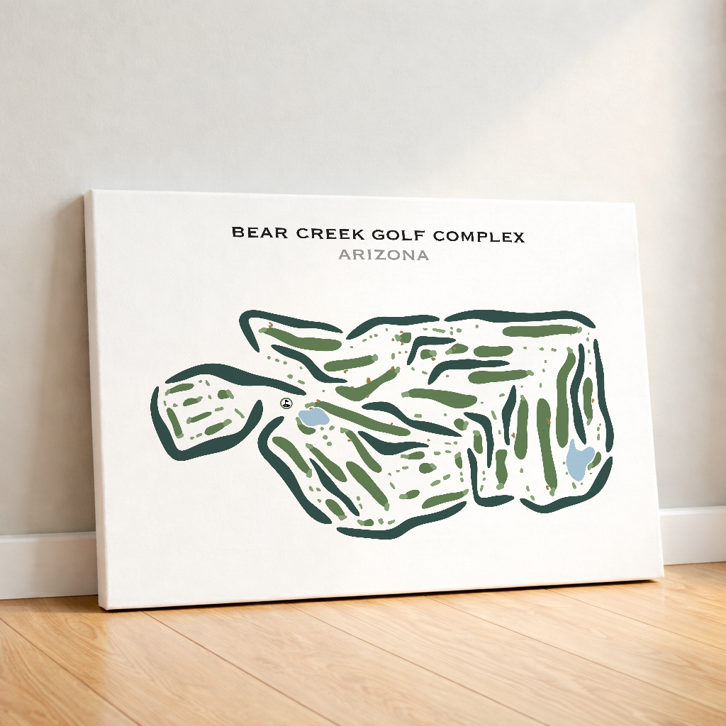 Bear Creek Golf Complex, Arizona - Printed Golf Courses