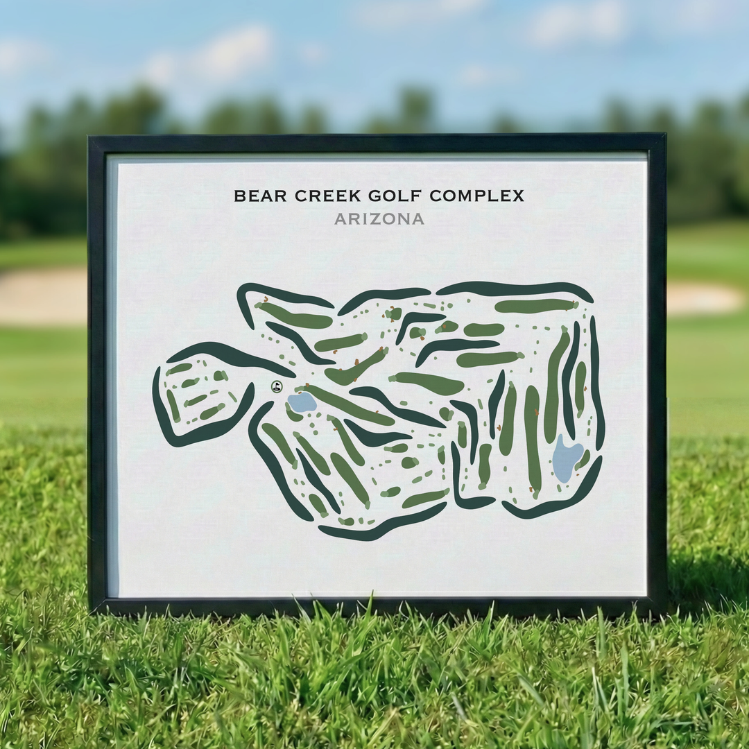 Bear Creek Golf Complex, Arizona - Printed Golf Courses