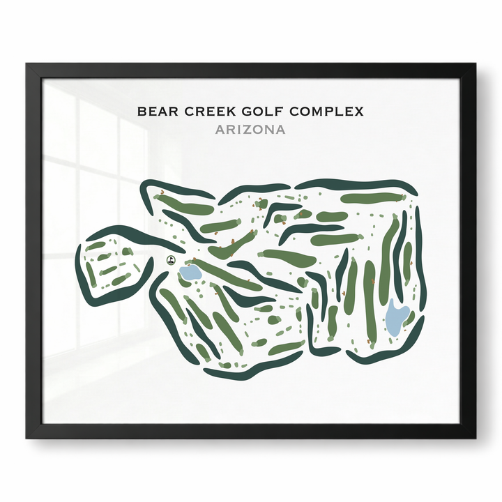 Bear Creek Golf Complex, Arizona - Printed Golf Courses