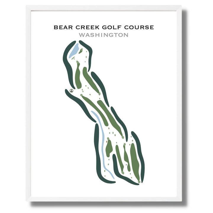 Bear Creek Golf Course, Washington - Printed Golf Courses