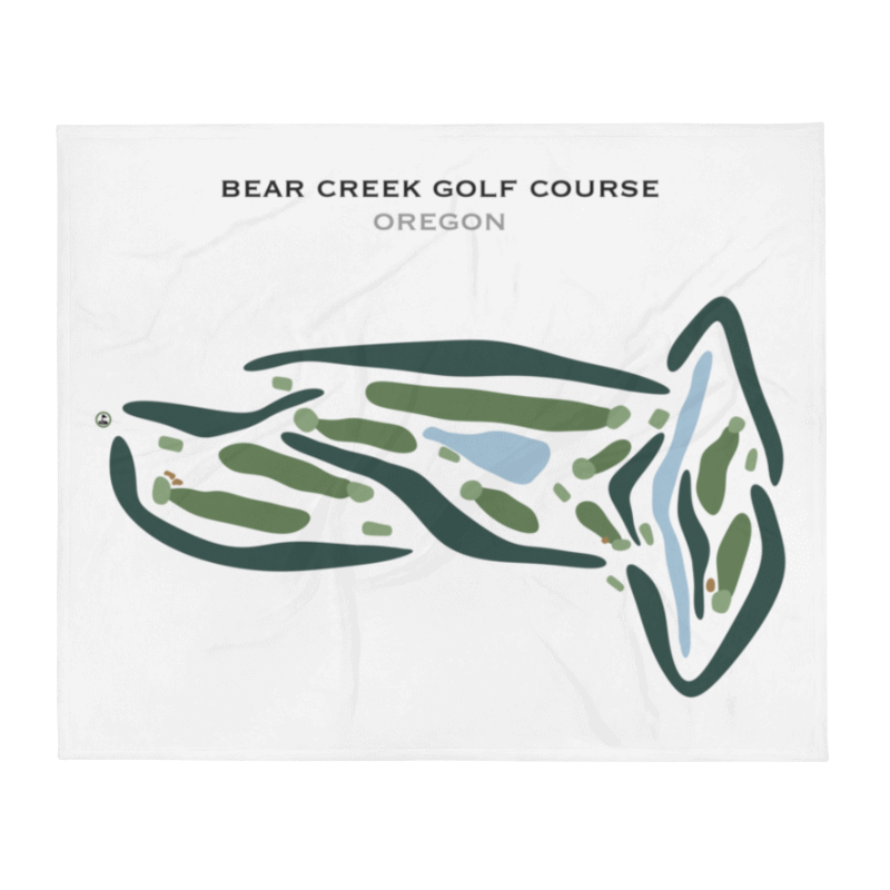 Bear Creek Golf Course, Oregon - Printed Golf Courses