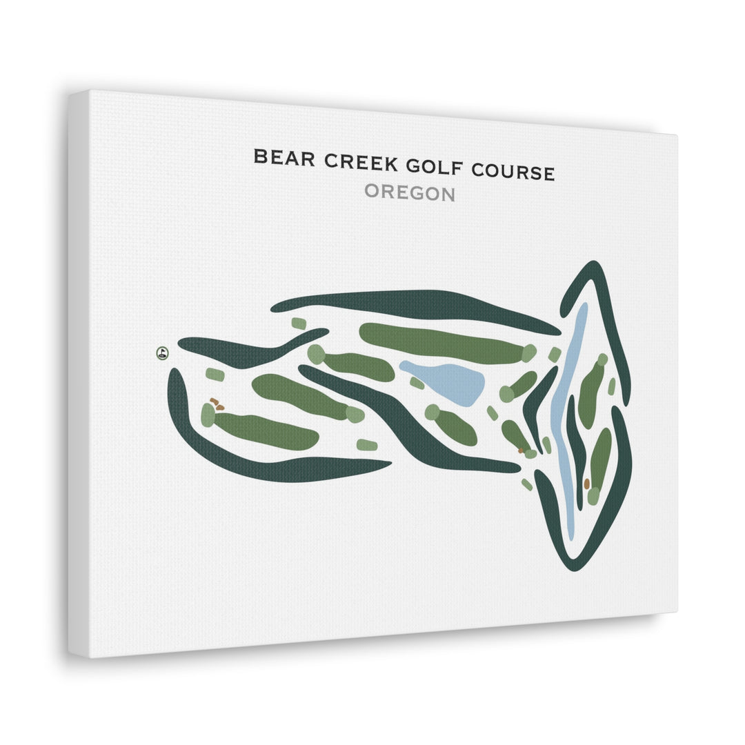 Bear Creek Golf Course, Oregon - Printed Golf Courses