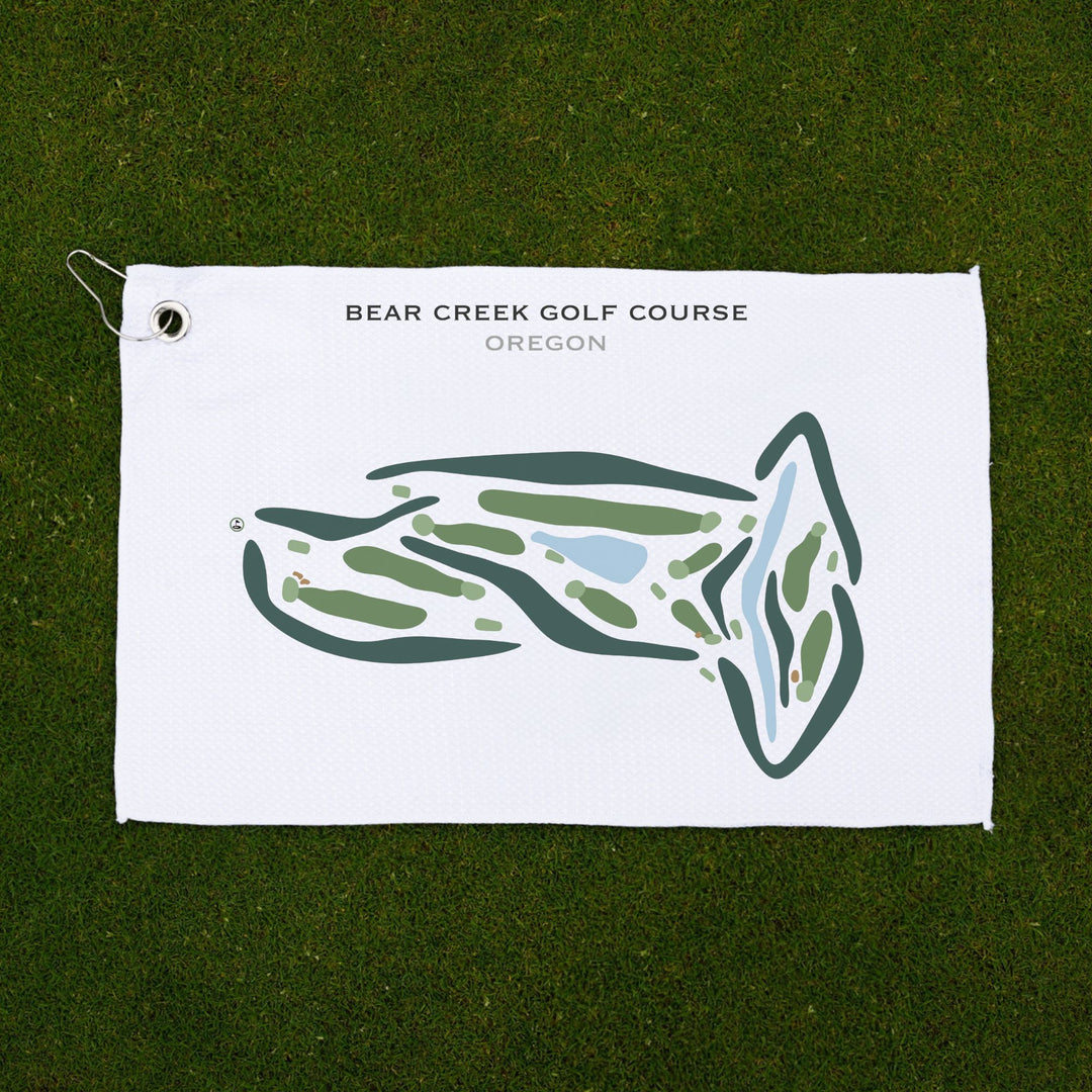 Bear Creek Golf Course, Oregon - Printed Golf Courses