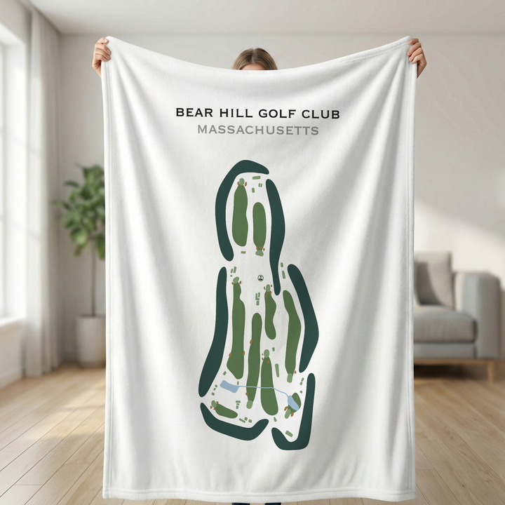 Bear Hill Golf Club, Massachusetts - Printed Golf Courses