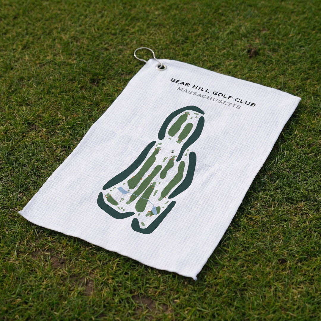 Bear Hill Golf Club, Massachusetts - Printed Golf Courses