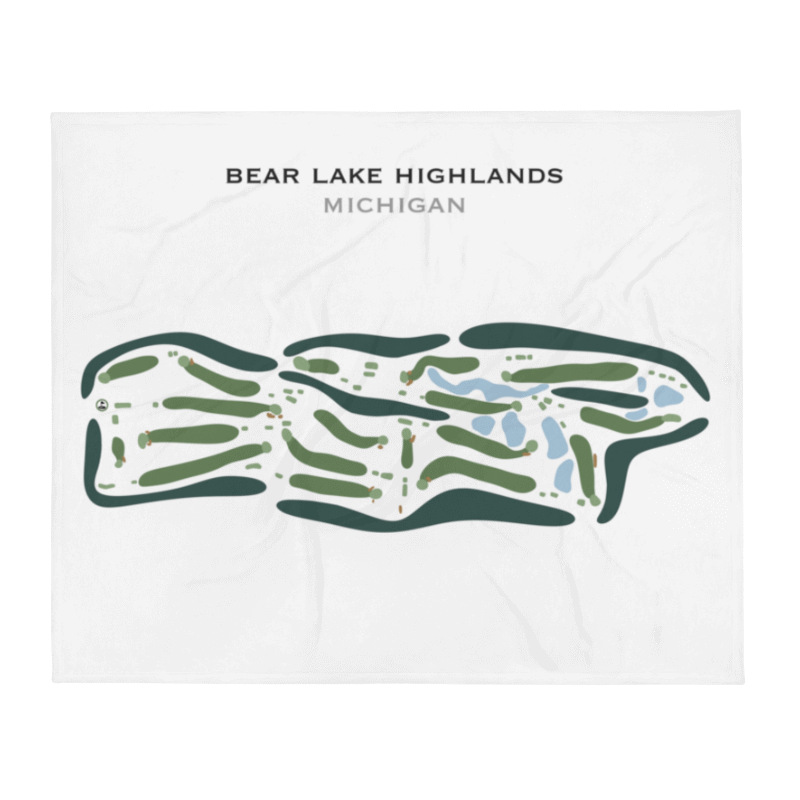 Bear Lake Highlands Golf Course, Michigan - Printed Golf Course