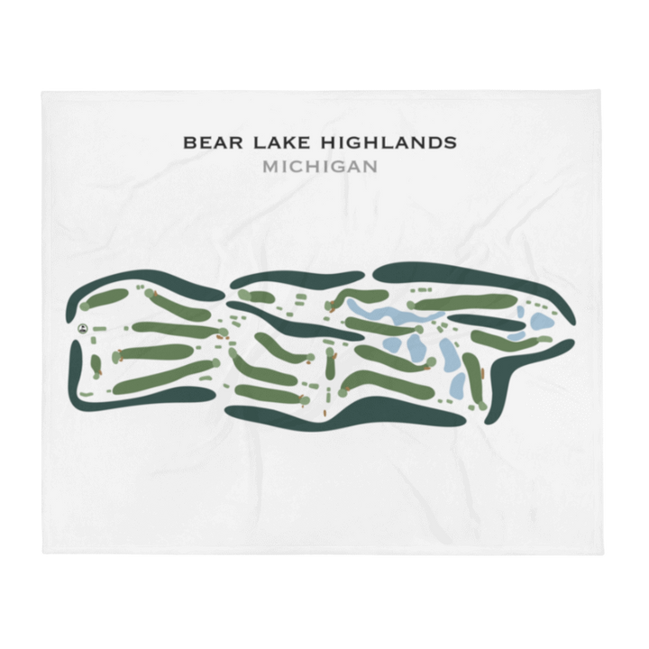 Bear Lake Highlands Golf Course, Michigan - Printed Golf Course