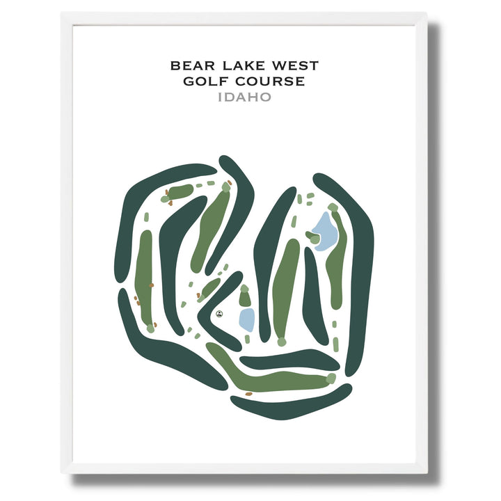 Bear Lake West Golf Course, Idaho - Printed Golf Courses