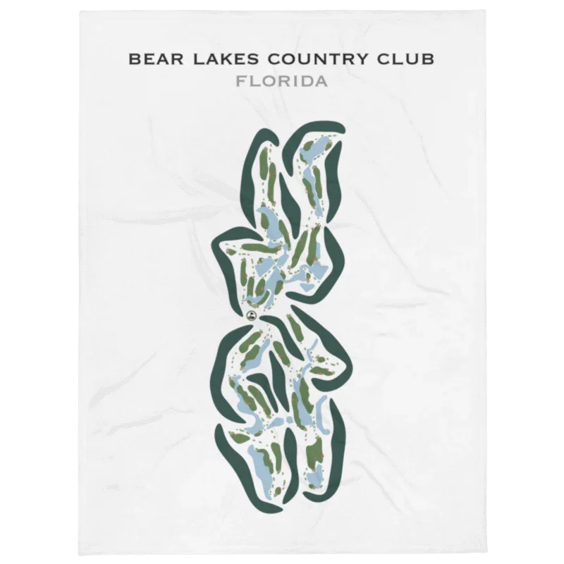 Bear Lakes Country Club, Florida - Printed Golf Courses