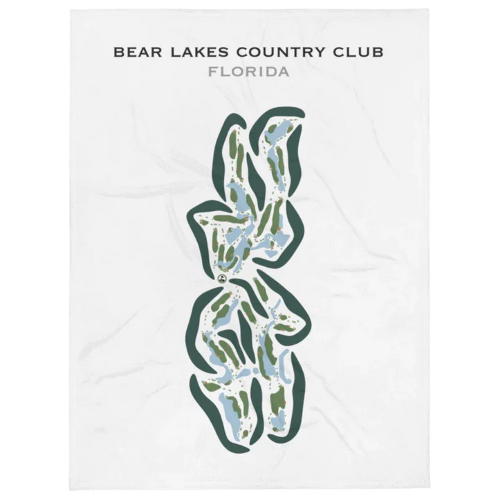 Bear Lakes Country Club, Florida - Printed Golf Courses