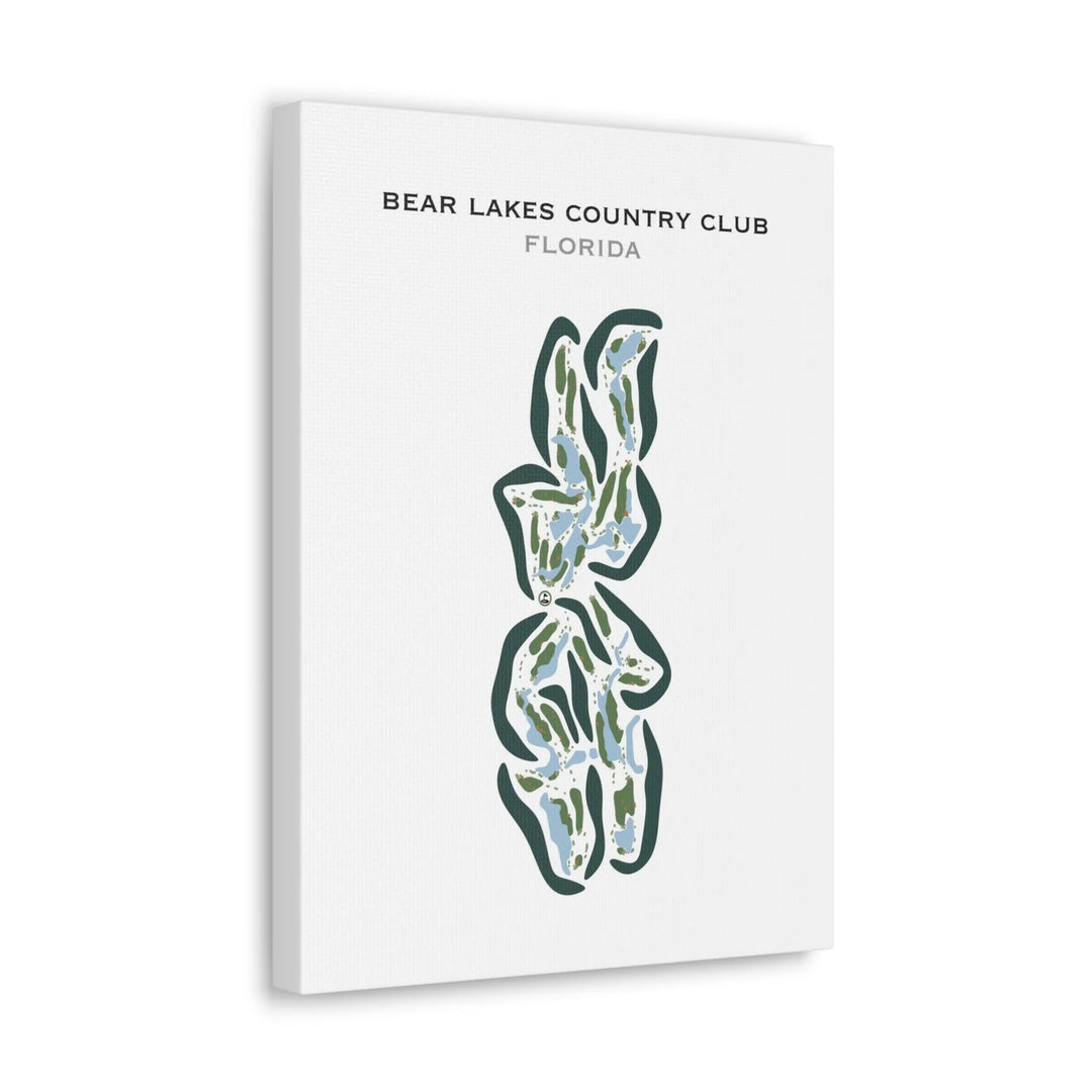 Bear Lakes Country Club, Florida - Printed Golf Courses