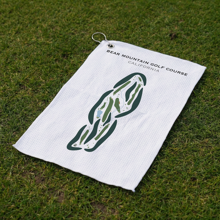 Bear Mountain Golf Course, California - Printed Golf Courses