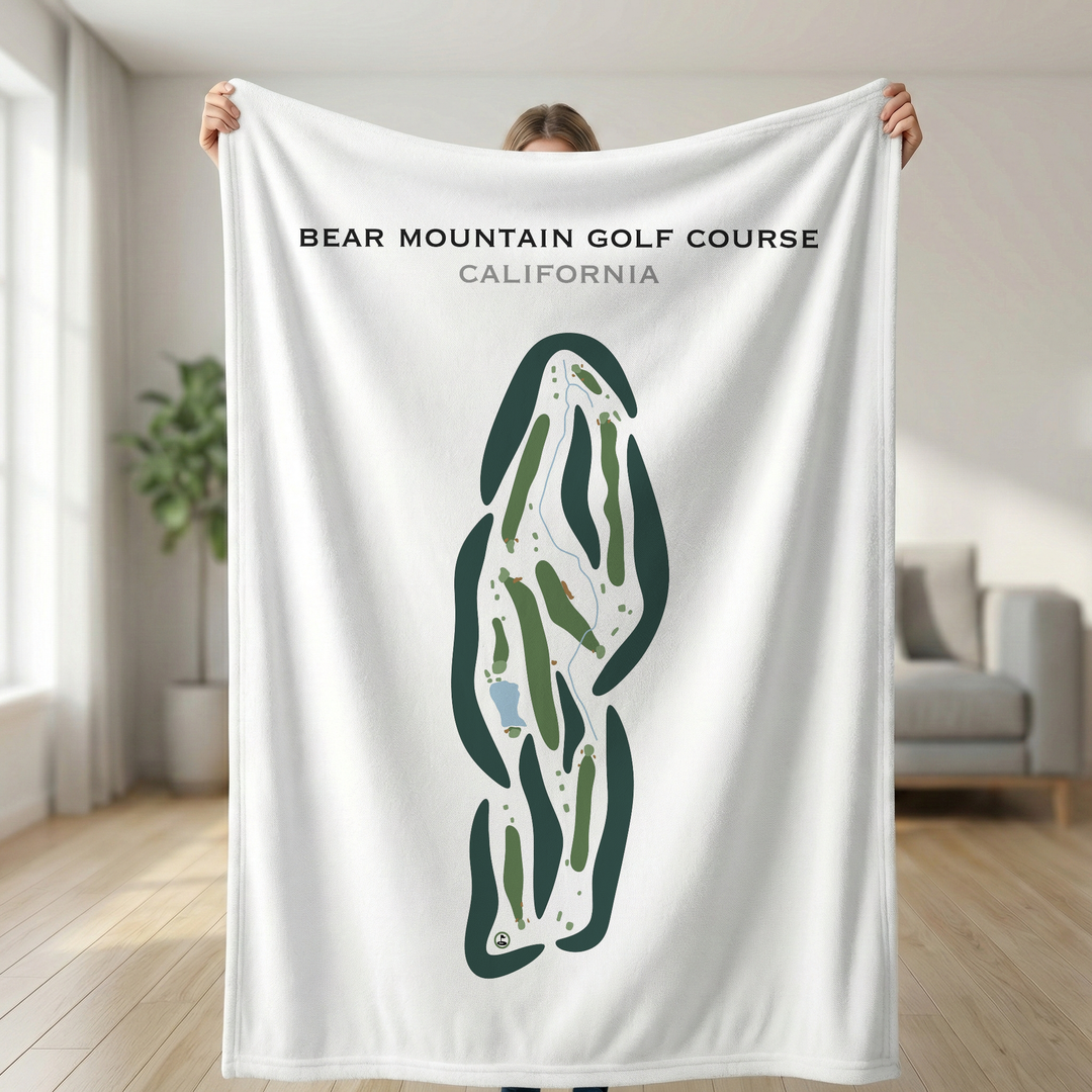 Bear Mountain Golf Course, California - Printed Golf Courses