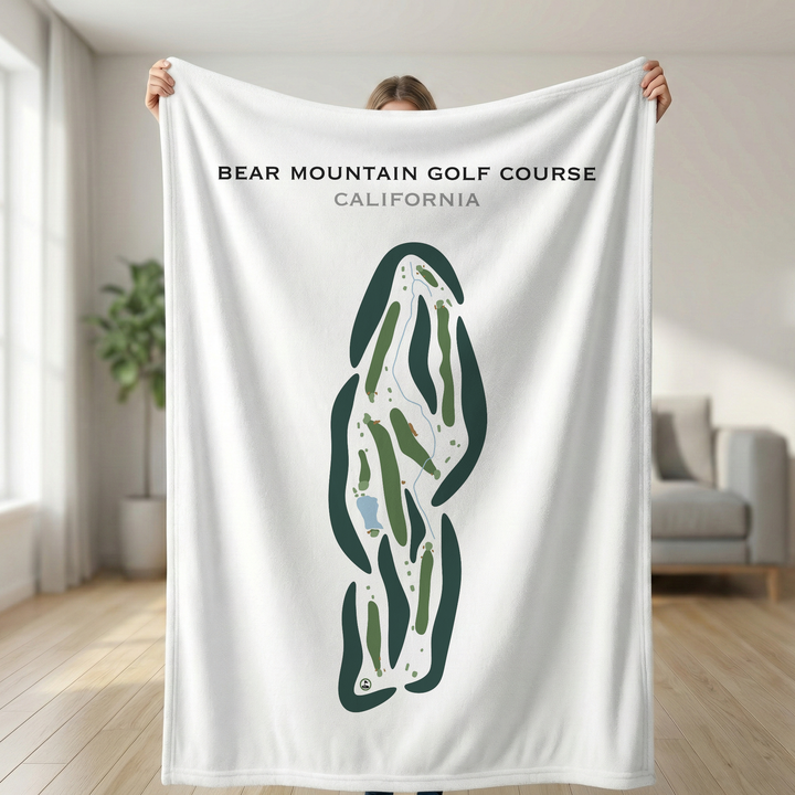 Bear Mountain Golf Course, California - Printed Golf Courses