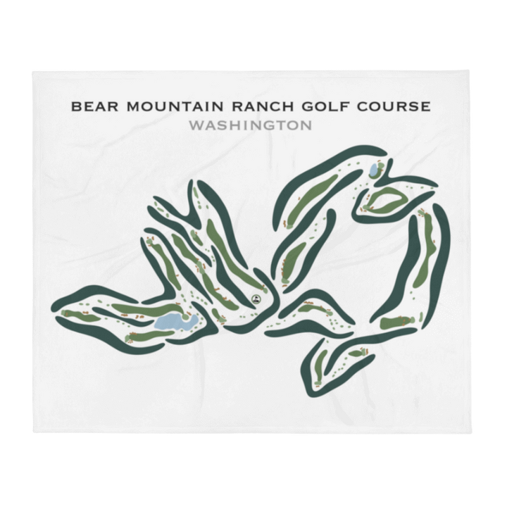 Bear Mountain Ranch Golf Course, Washington - Printed Golf Courses